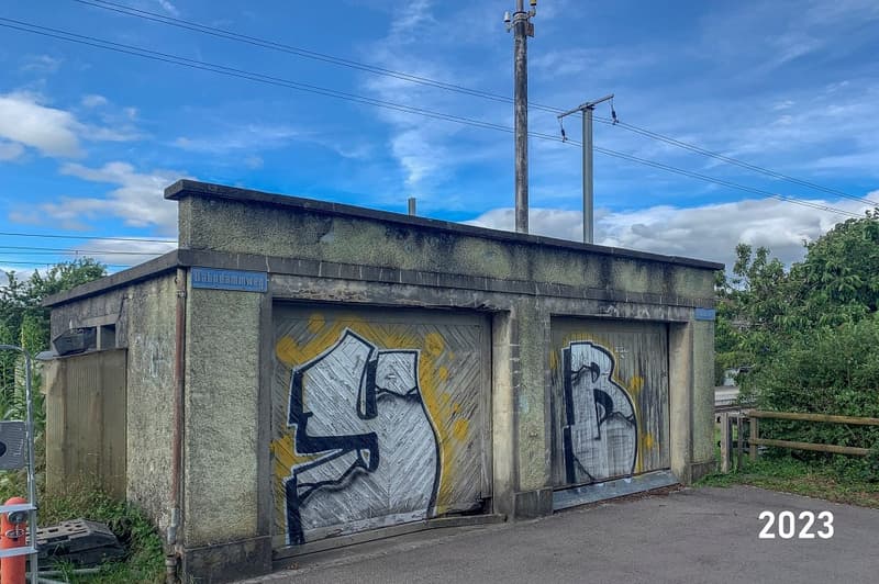 Doppia garage ristrutturata di fronte alla stazione di Schüpfen (5)