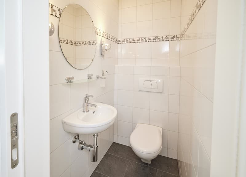 WC im Erdgeschoss