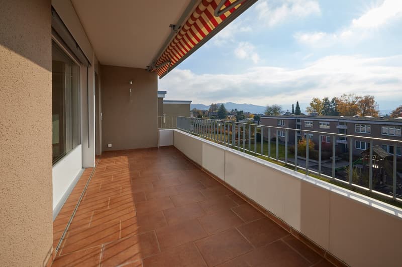 gedeckter Balkon