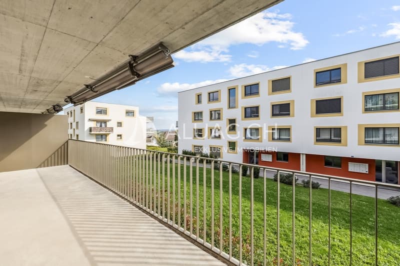 Jede Wohnung bietet einen eigenen Aussenbereich  Balkon, Terrasse, Attikaterrasse oder Garten