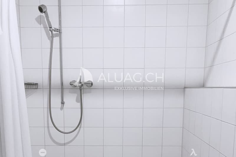 Die geräumige Dusche lässt sich ohne grossen Aufwand an Ihre Vorlieben anpassen
