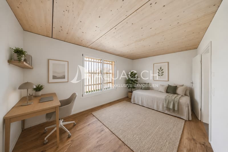 So könnte man das Zimmer beispielsweise einrichten