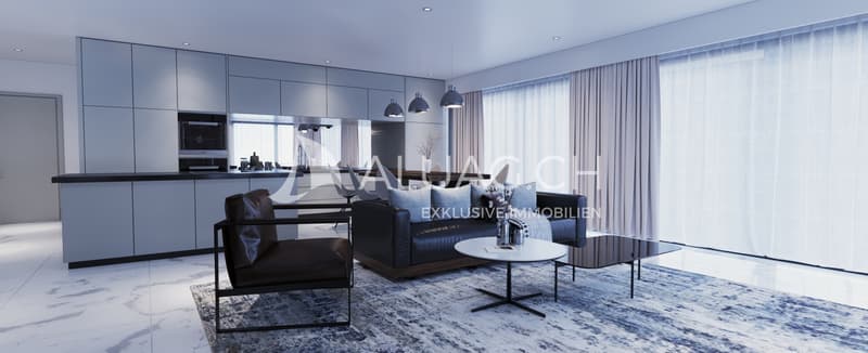 Un magnifique salon spacieux et qui invite à la détente