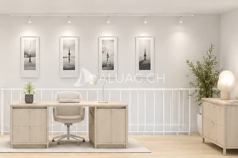 Zusätzlicher Raum mit Galerie im Treppenaufgang