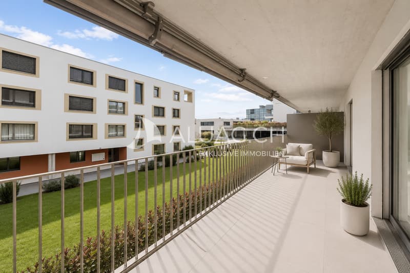 Jede Wohnung bietet einen eigenen Aussenbereich  Balkon, Terrasse, Attikaterrasse oder Garten