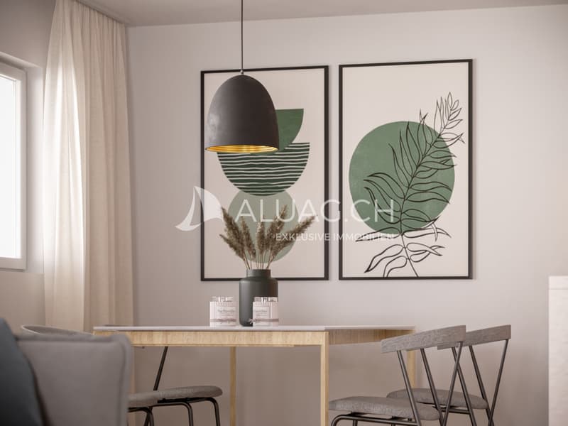 Schöne Raumaufteilung und harmonisches Design für ein stilvolles Wohngefühl.