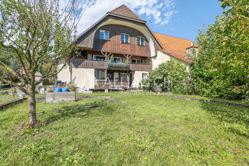 Beide Wohnungen verfügen über ein privates Gartenteil  ein Platz für Kreativität und Erholung