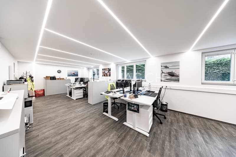 Es lassen sich nahezu überall Arbeitsplätze einrichten