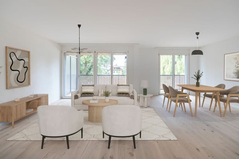 Neubau - exklusive 4.5-Zimmer-Maisonette mit 157 m² Wohnfläche in Zauggenried (8)