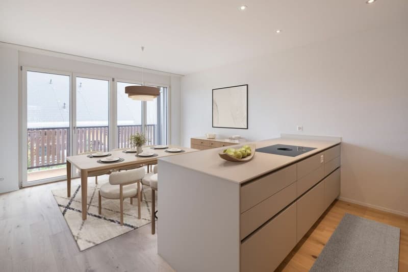 Neubau - exklusive 4.5-Zimmer-Maisonette mit 157 m² Wohnfläche in Zauggenried (2)