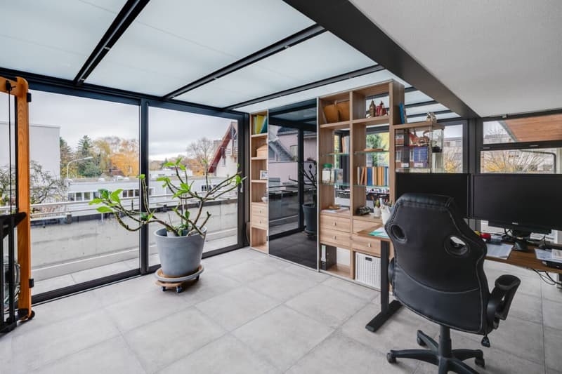 Appartamento moderno 4,5 locali con grande giardino invernale e terrazza nel centro di Oensingen (13)