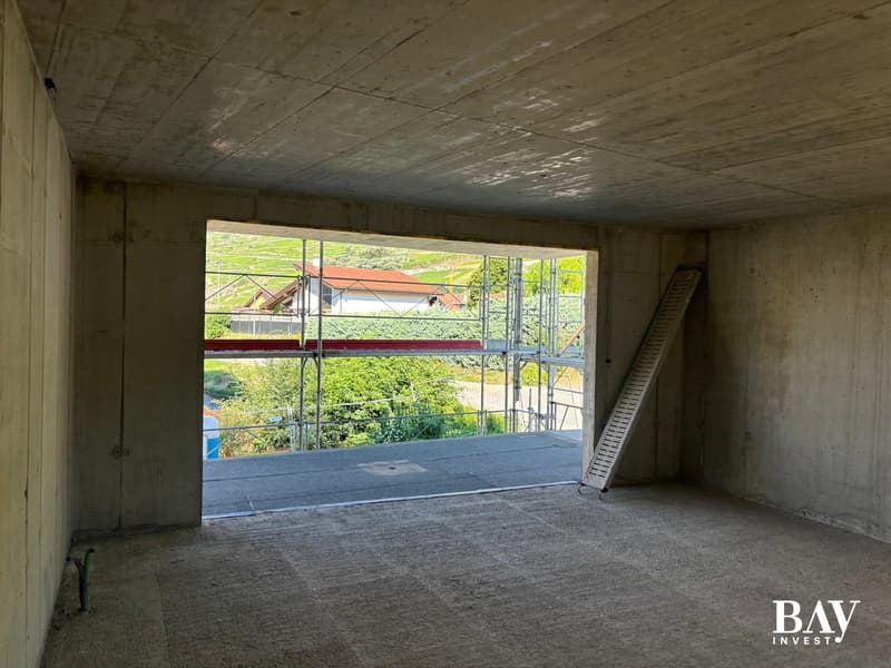 Attic in a 5-apartment building in the heart of the village of Vétroz (6)
