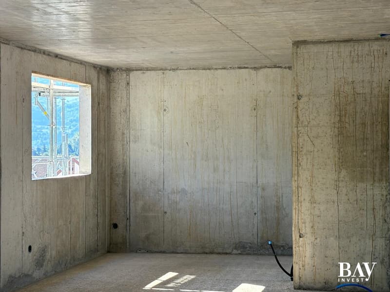 Attic in a 5-apartment building in the heart of the village of Vétroz (15)
