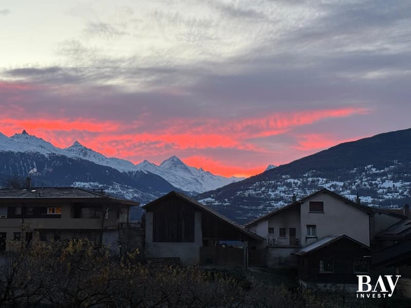 Charming semi-detached house with 3.5 rooms and panoramic views of the mountains (42)