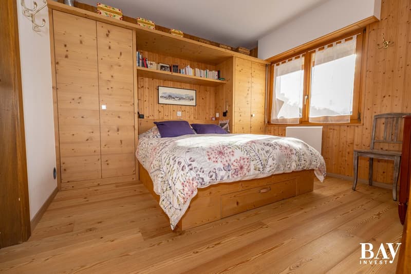 Charming semi-detached house with 3.5 rooms and panoramic views of the mountains (31)