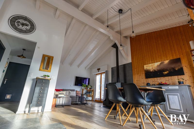 Charming semi-detached house with 3.5 rooms and panoramic views of the mountains (3)