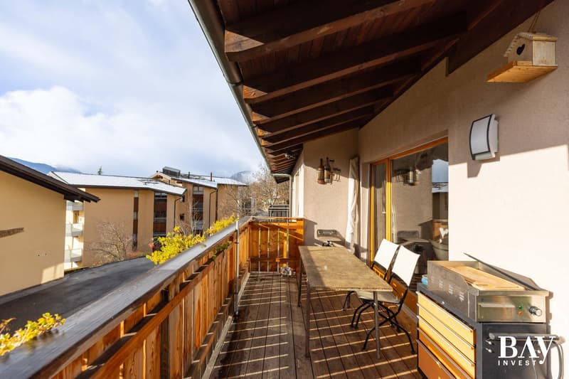 Charming semi-detached house with 3.5 rooms and panoramic views of the mountains (7)