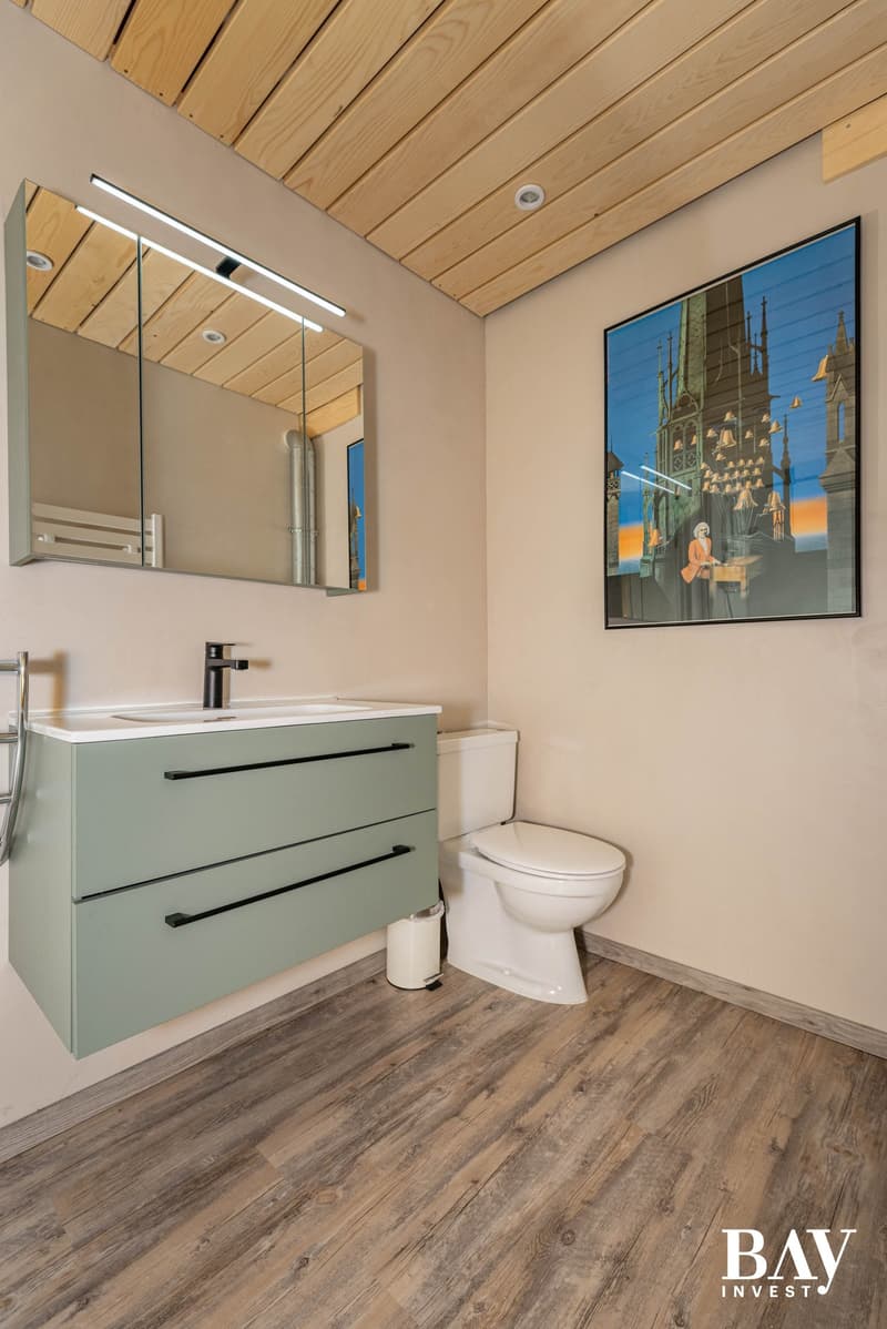 Charming semi-detached house with 3.5 rooms and panoramic views of the mountains (36)