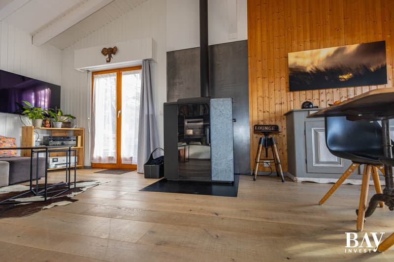 Charming semi-detached house with 3.5 rooms and panoramic views of the mountains (4)