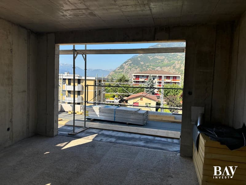 Attique dans immeuble de 5 appartements au coeur du village de Vétroz (4)