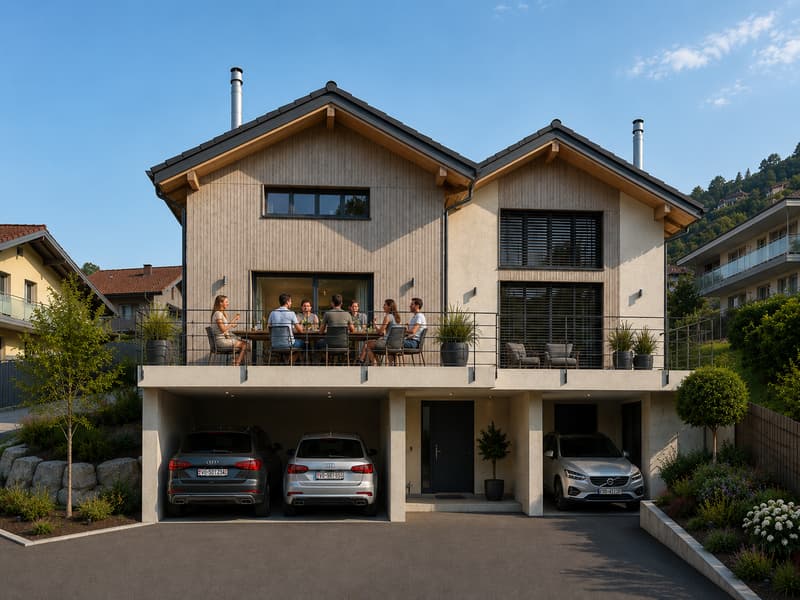 Magnificent 3 1/2 duplex apartments of 114m2 each in PPE in Baar/Nendaz (6)