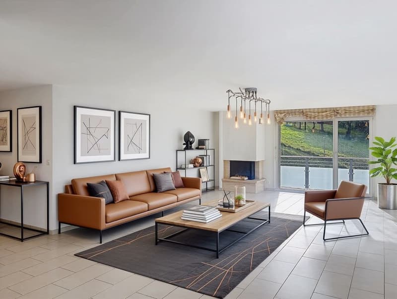 Prächtige 4,5-Zimmer-Wohnung mit Panoramablick in Chernex (1)