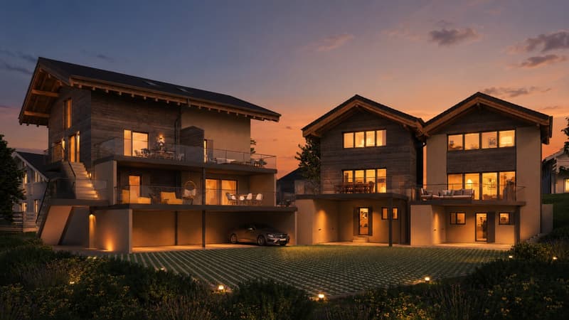 Magnifiques 3 1/2 en duplex de 114m2 chacun dans PPE à Baar/Nendaz (9)