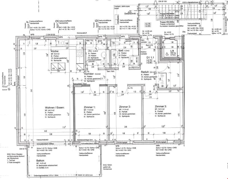 Helle 4½ Zimmer Wohnung mit grossem Balkon - Eigentumstandard (17)