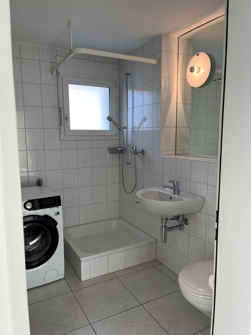 Dusche - Lavabo - WC - Waschmaschine