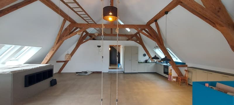 Charmant appartement spacieux 2.5 pièces en mansarde à Kerzers – rénové et situé au calme (5)
