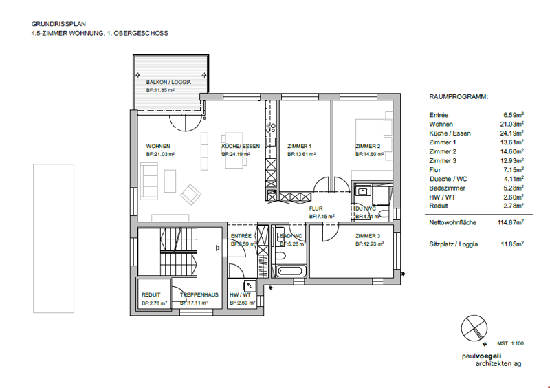 High-quality stylish 4.5-room apartment in Kerzers (3)