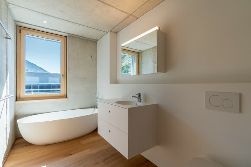 Appartements top modernes - Première occupation d'un nouveau bâtiment à Steg / VS (7)