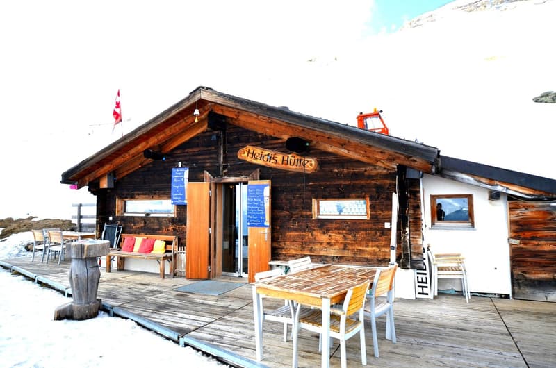 Die Heidi's Hütte auf der Fiescheralp