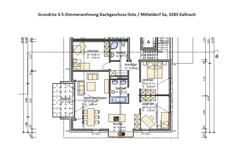 Wohnen mit Stil: 4.5-Zimmer-Dachwohnung mit besonderem Flair (11)