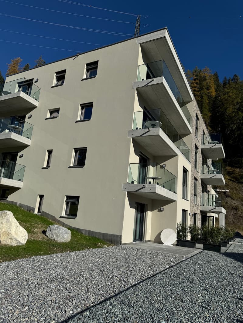 Mobilierte Neubauwohung Savognin (1)