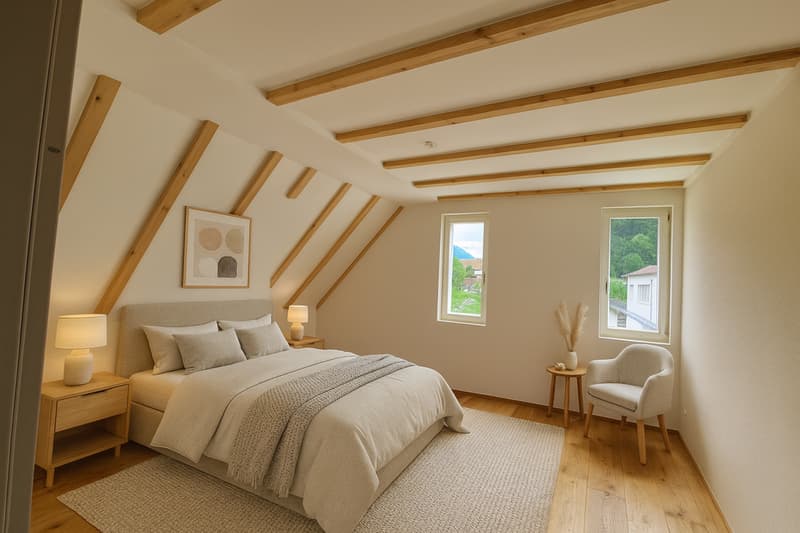 Schlafzimmer (visualisiert)
