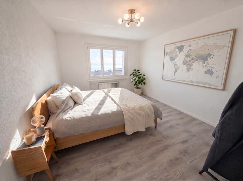 Appartamento 3.5 locali ristrutturato, vista lago, quartiere molto calmo (3)
