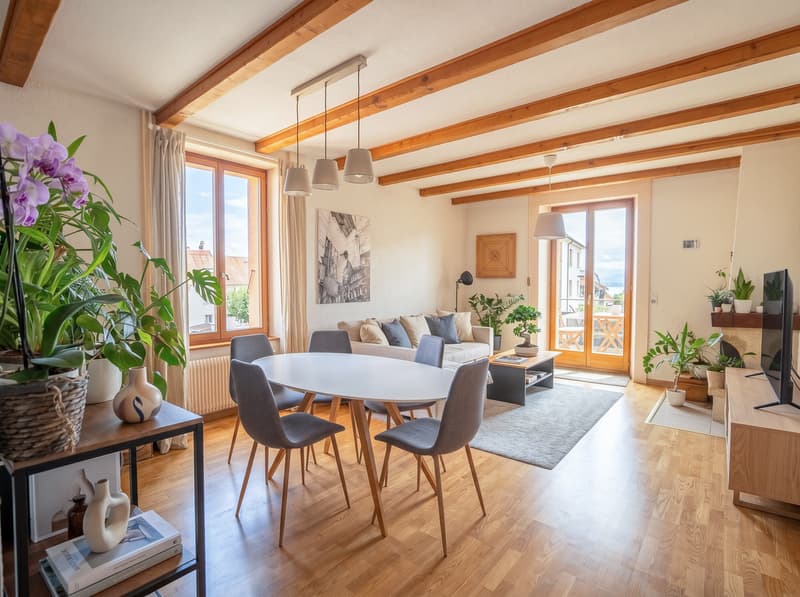 séjour duplex