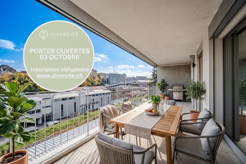 Divercité redéfinit l'art de vivre urbain - dernier 4.5 pièces ! (1)