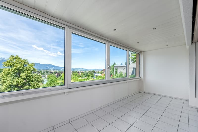 Ampio e luminoso appartamento di 4,5 locali con vista sulla montagna a Thun (4)