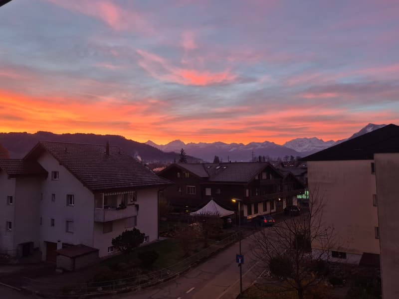 Ausblick Balkon