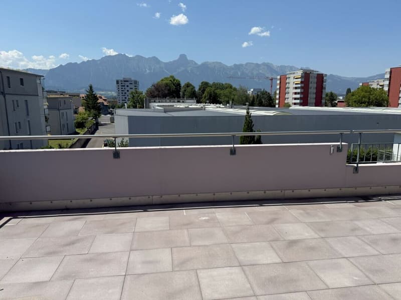 sonnig, aussichtsreich und nahe Zentrum der Stadt Thun (6)