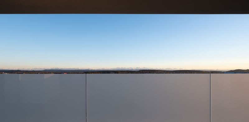 Aussicht von Balkon