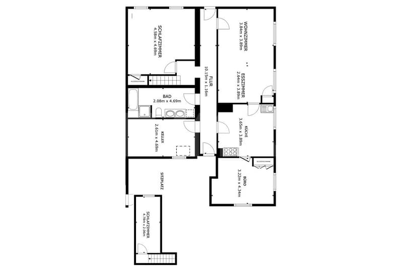 Charming farmhouse with two apartments, large surroundings and versatile potential (4)