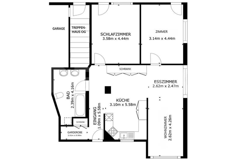 Freistehendes Haus mit Zwei Wohneinheiten (13)