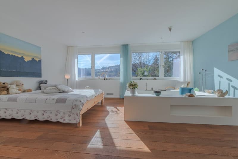 LARGE REAL ESTATE - Exclusive 5.5-room terrace house with panorama of Aaretal and Bernese Alps (10)