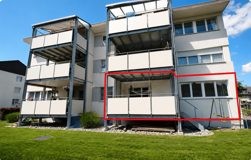 GROSSEN IMMOBILIEN - 3.5-Zimmer-Wohnung mit grossem Balkon und direktem Gartenzugang in Thierachern (4)
