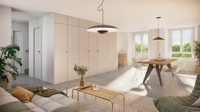 3 semi-detached houses with 5.5 rooms in a new development (8)