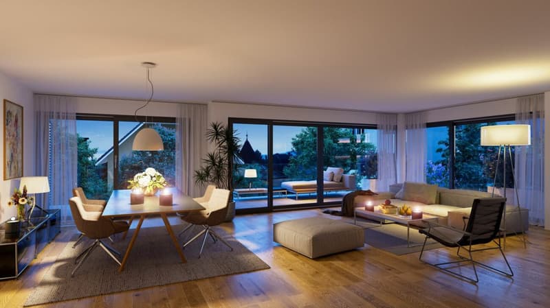 Last apartment in the promotion: 4.5 rooms, 124m2 and 37m2 balcony (3)