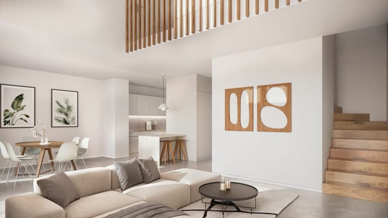 On the Riverbank - Semi-detached house with 4.5 rooms and elegant, bright lines (6)